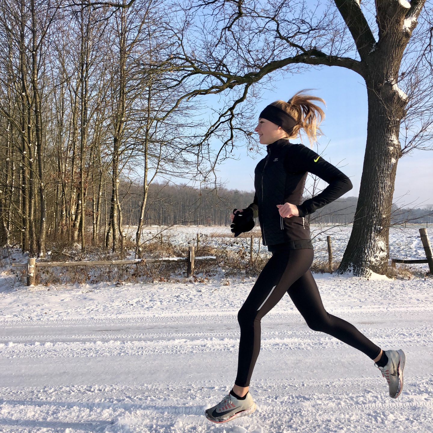 9 x voor hardlopen de sneeuw -